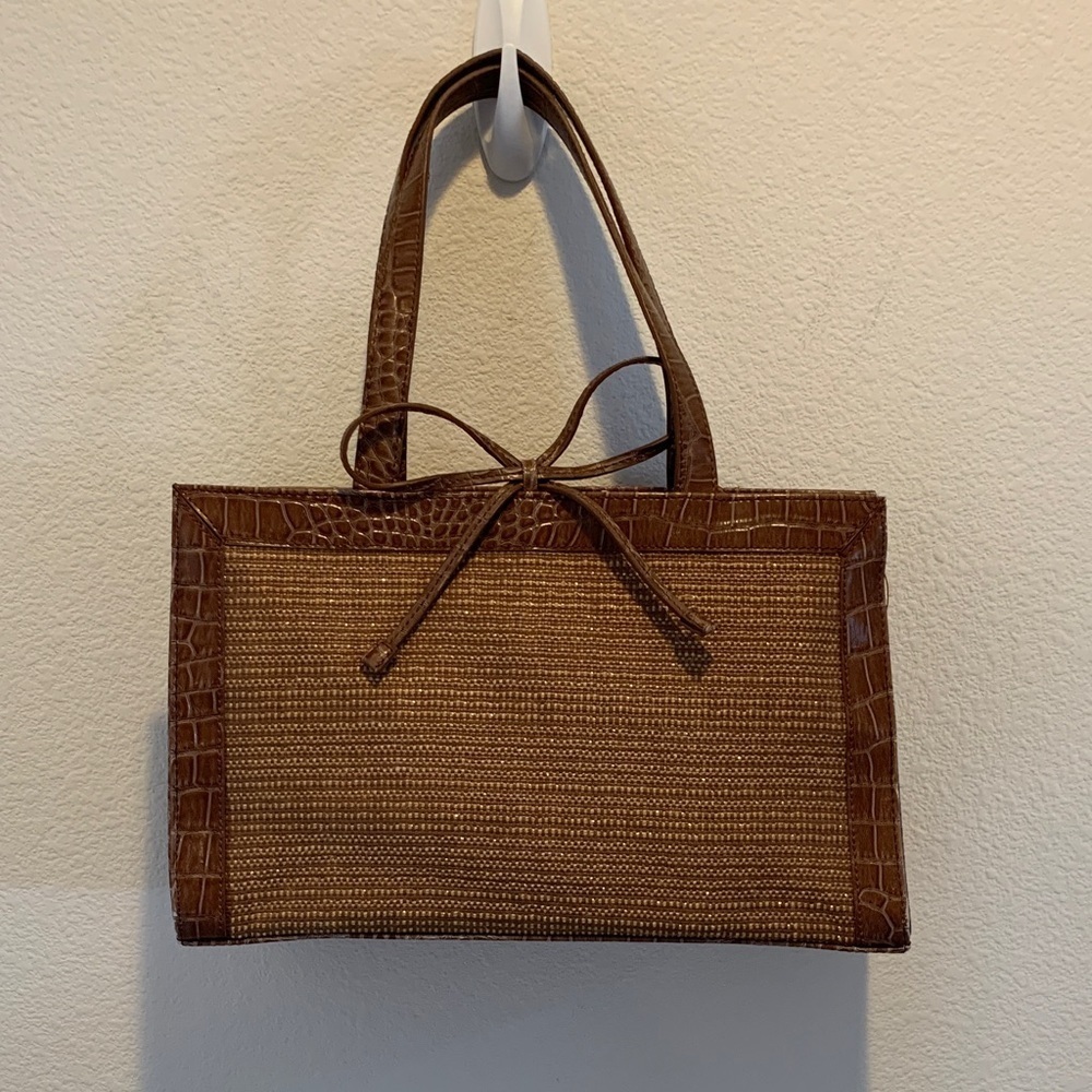 Liz Claiborne Brown and Tan Tote Bag​​​​